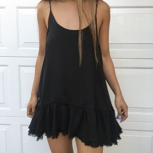 brandy melville black grace dress